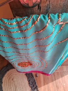 Pure Georget Saree