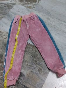 Pink & Blue Kids' Velour Pants