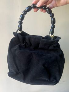 Vintage Dior Malice Suede Bag