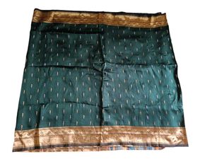 New Green And Red Combination Saree