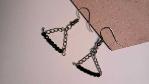 Handmade Earings : Black