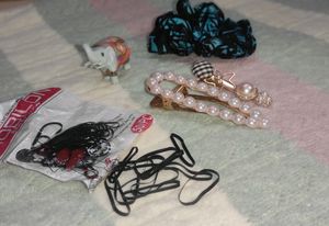 Hairclips, Scrunchie, Small Rubberband