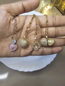 18k Gold Plated Heart Locket Necklace