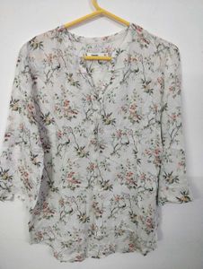 Georgette Floral Printed Top