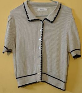 Vintage Style Knit Top