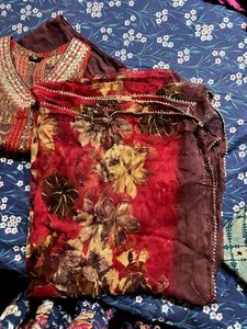 Combo Of 3 Kurta Dupatta Pant Set