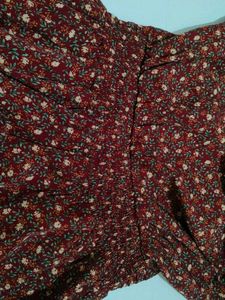 Floral Print Mini Dress
