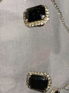 Black Stone Jewelry Set