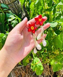 Flower & Shell Earrings