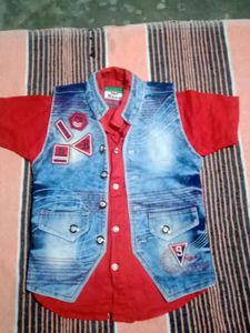 Boys shirt , pant and jacket set