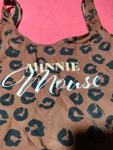 Disney Minnie Mouse XL Bodysuit - Leopard Print