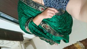 Green Saree