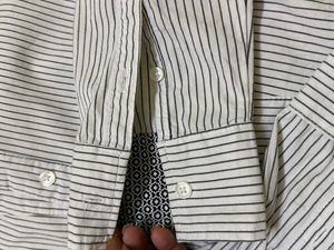 Striped Button-Down Shirt