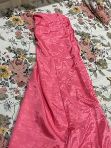 Saree Underskirt Or Peticoat Pink Rose Colour