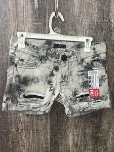 Shaded Denim Shorts Waist 30