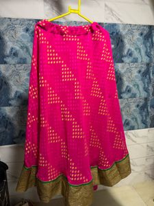 Pink Ethnic Skirt