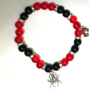 MATCHING SPIDERMAN HANDMADE BRACELET❤️🖤