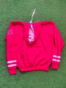 Jack &amp; Jones Red Graphic Hoodie