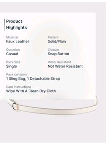 Iykyk Bamboo Handle Sling Bag