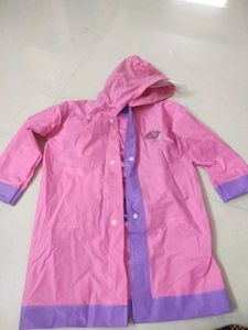 Cute Kids Raincoat(2-4 Age )With Head School Bag
