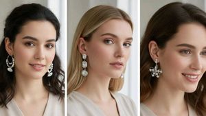 3 Elegant Silver Earring Set