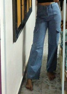 Cargo Jeans With 4 Pockets