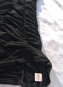Brand New (Urbanic) Black Bodycon Ruched Dress