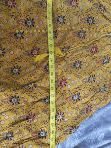 Floral Top Mustard Yellow