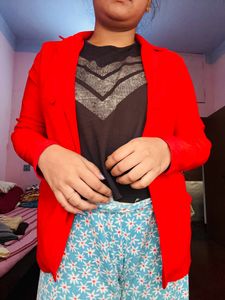 WOMEN WINTER RED COAT/BLAZER FOR