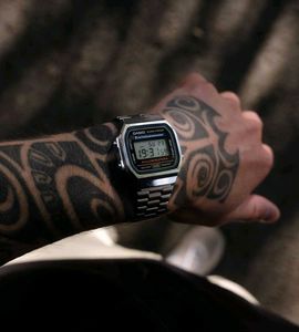 Casio Vintage Stainless Steel Chain