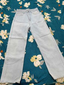 Light Wash Wide Leg Jeans