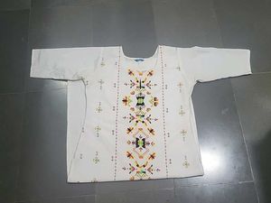 Beautyful White Kurti