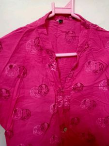 Bright 🌞 Pink Kurta