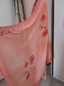 Plus Size Kurta Plazzo Set In Peach Color