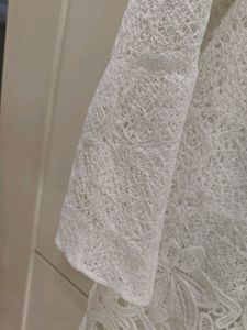 White Net Mesh Top In L Size 🆕 New
