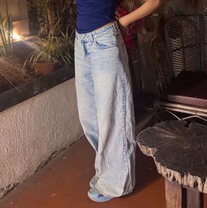 Light Wash Wide Leg Jeans