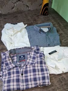 Men's Shirt Bundle - 4 Casual Tops