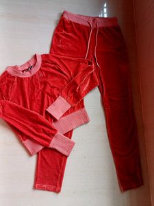 shining Velvet co ords Set