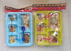 Stainless Steel Mug &amp; Kids plates