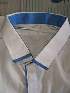 Regular Fit Solid Double Collar Casual Shirt