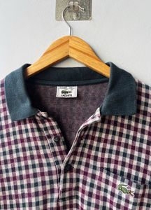 Lacoste Plaid Long Sleeve Shirt