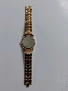 Rose Gold Rhinestone Watch