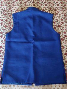 Vivaan Blue Nehru Vest - New with Tags