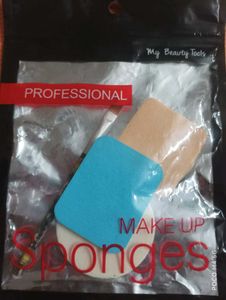 Makeup Sponges - 3 Pack With One Brush