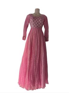Elegant Pink Anarkali 🌸