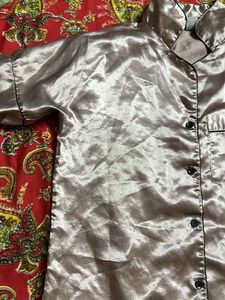 Silky Champagne Home Top