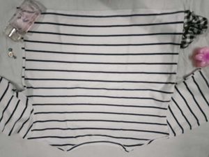 Striped oversized Tee