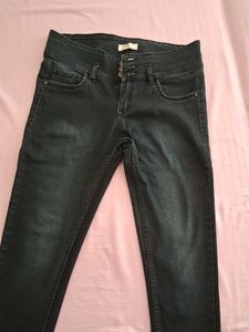 Dark Wash High-Waisted Jeans