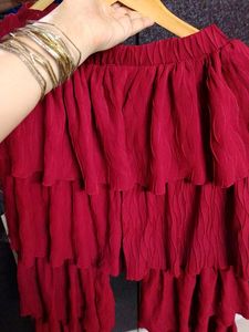 Tiered Palazzo Pants