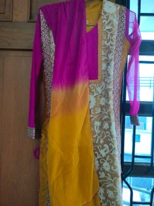 Kurti Set With Chunni , pajama